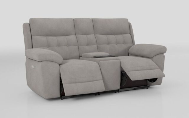 Belford 2 Seater Power Recliner Sofa with Media Console  - poltronesofà at ScS