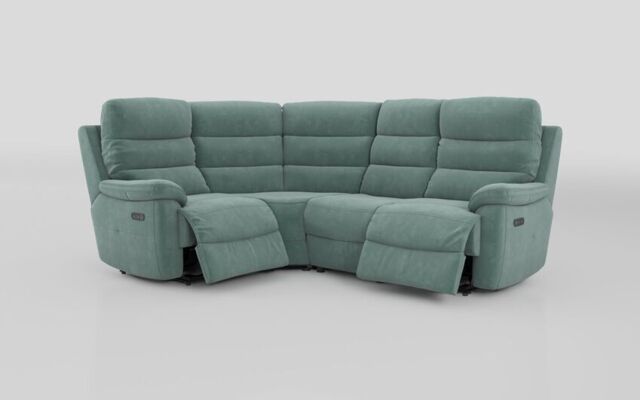Ossett 1 Corner 2 Power Sofa with Head Tilt - poltronesofà at ScS