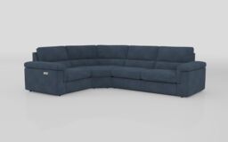 Crociale 1 Corner 3 Sofa Bed with Left Hand Facing Single Power Recliner  - poltronesofà at ScS