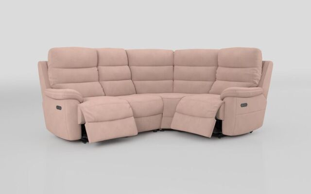Ossett 2 Corner 1 Power Sofa with Head Tilt  - poltronesofà at ScS