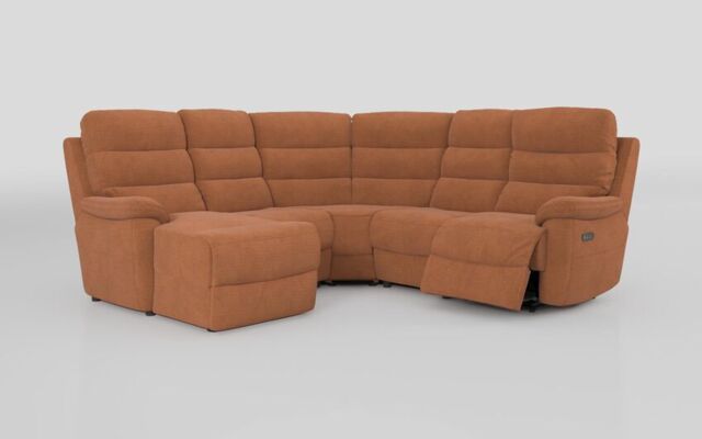 Ossett 2 Corner 2 Left Hand Facing Chaise Right Hand Facing Power Sofa with Head Tilt - poltronesofà at ScS