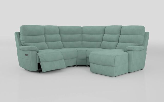 Ossett 2 Corner 2 Right Hand Facing Chaise Left Hand Facing Power Sofa with Head Tilt  - poltronesofà at ScS