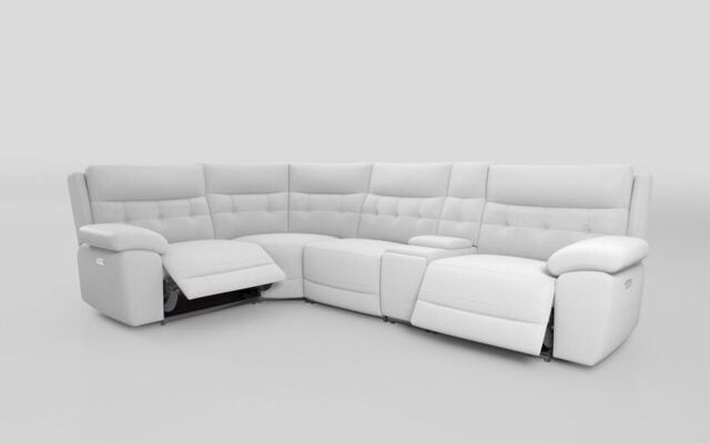 Belford 1 Corner 3 Power Recliner Sofa with Console and Power Head Tilt - poltronesofà at ScS