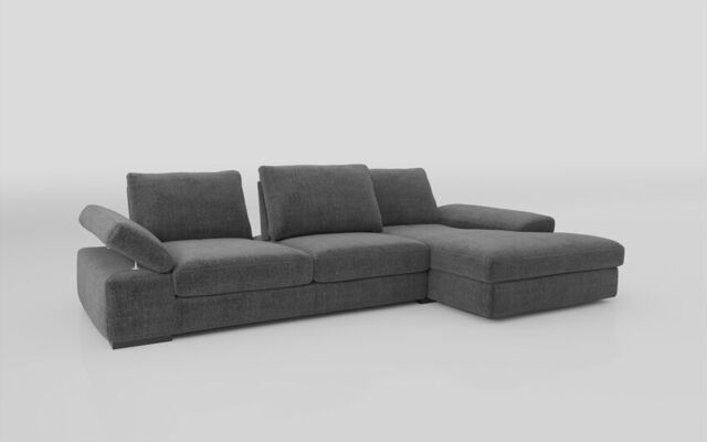 Savazza 4 Seater Sofa with Adjustable Back Rest Right Hand Facing Lounger - poltronesofà at ScS