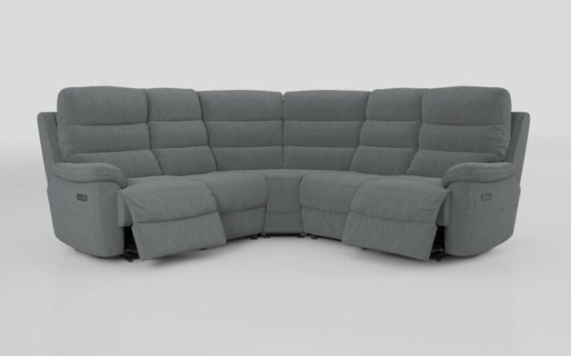 Ossett 2 Corner 2 Power Sofa with Head Tilt - poltronesofà at ScS