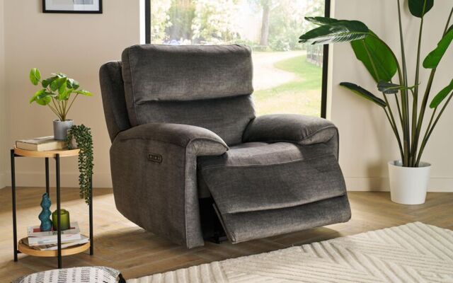 Caldbeck Power Recliner Chair with Power Head Tilt  - poltronesofà at ScS