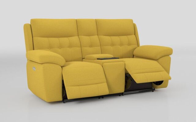 Belford 2 Seater Power Recliner Sofa with Media Console  - poltronesofà at ScS