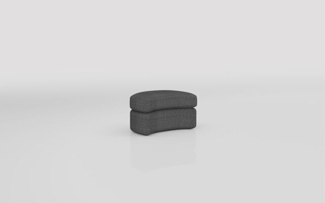 Theo Fabric Twister Footstool  - poltronesofà at ScS