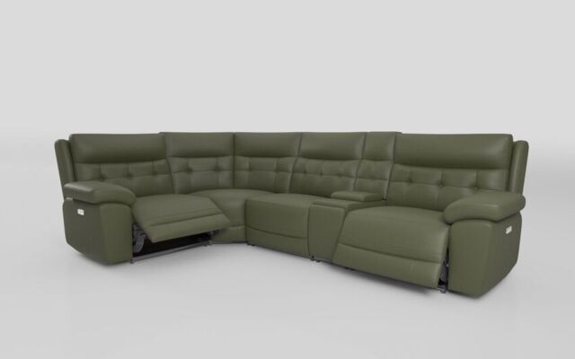Belford 1 Corner 3 Power Recliner Sofa with Console and Power Head Tilt - poltronesofà at ScS