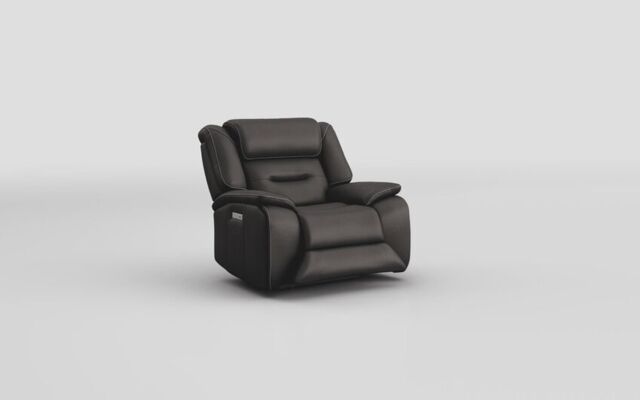 Massari Power Recliner Chair with Power Head Tilt - poltronesofà at ScS