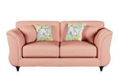 ScS Living Pink Tallulah Fabric 2 Seater Sofa