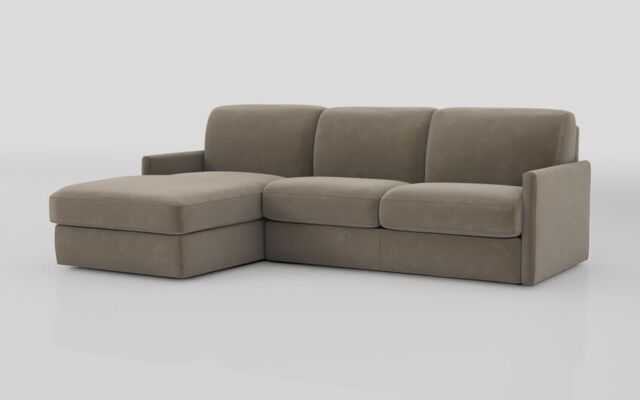 Barete Slim Arm 4 Seater Sofa Bed with Left Hand Facing Large Lounger - poltronesofà at ScS