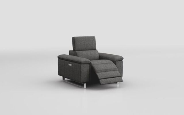 Viserba Power Recliner Chair with Power Head Tilt - poltronesofà at ScS