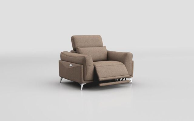 Gattolino Power Recliner Chair with Manual Head Tilt  - poltronesofà at ScS