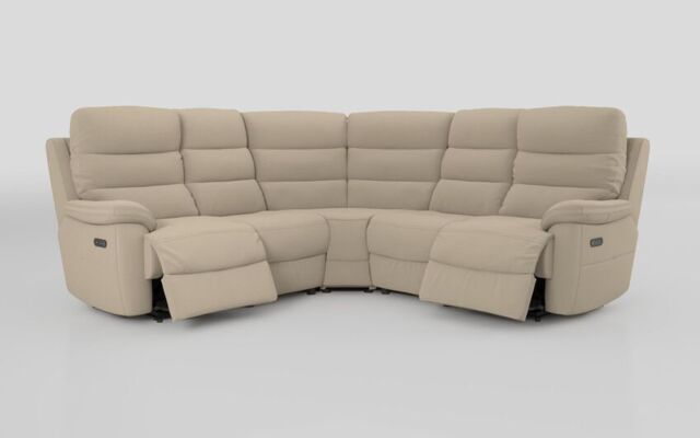 Ossett 2 Corner 2 Power Sofa with Head Tilt  - poltronesofà at ScS