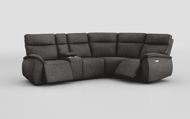 Solara 2 Corner 1 Power with Regular Storage Console - poltronesofà at ScS