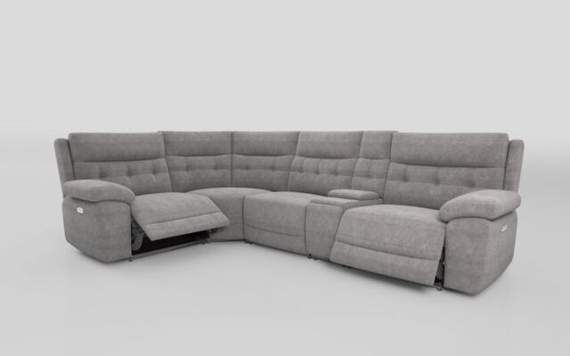 Belford 1 Corner 3 Power Recliner Sofa with Console and Power Head Tilt - poltronesofà at ScS