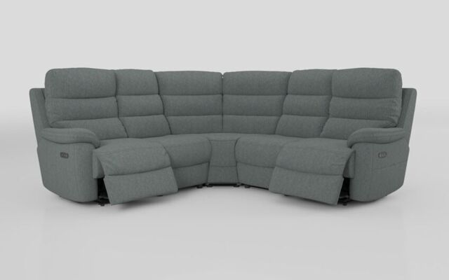 Ossett 2 Corner 2 Power Sofa with Head Tilt - poltronesofà at ScS