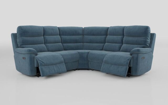 Ossett 2 Corner 2 Power Sofa with Head Tilt  - poltronesofà at ScS