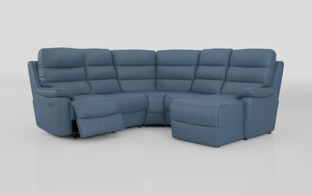 Ossett 2 Corner 2 Right Hand Facing Chaise Left Hand Facing Power Sofa with Head Tilt - poltronesofà at ScS