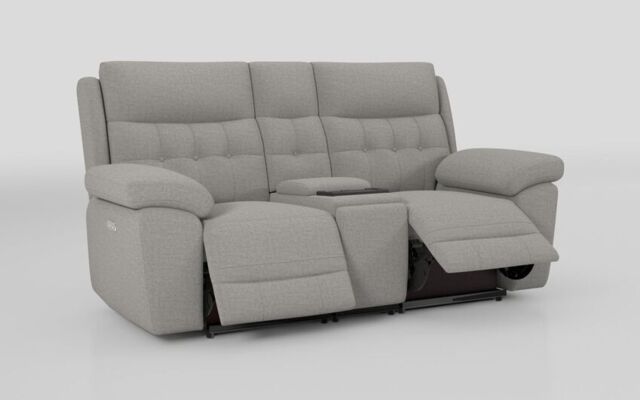 Belford 2 Seater Power Recliner Sofa with Media Console  - poltronesofà at ScS