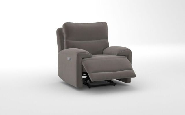 Caldbeck Power Recliner Chair with Power Head Tilt, Lumbar & Heat - poltronesofà at ScS