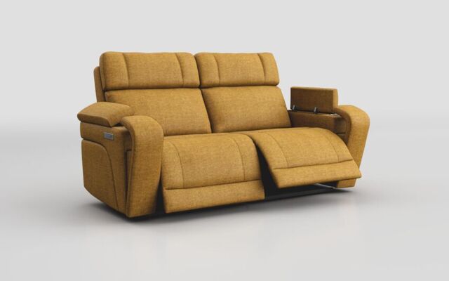 Adstock 3 Seater Power Recliner With Power Head Tilt - poltronesofà at ScS