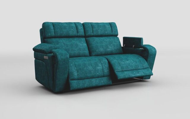 Adstock 3 Seater Power Recliner With Power Head Tilt - poltronesofà at ScS