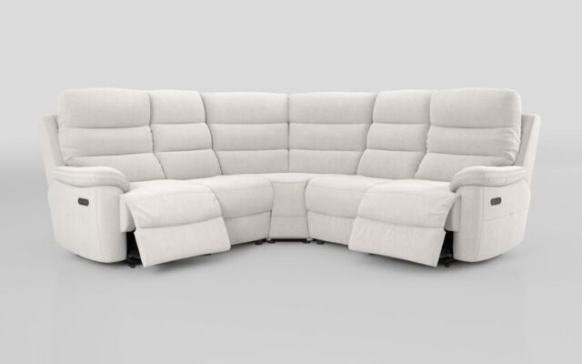 Ossett 2 Corner 2 Power Sofa with Head Tilt - poltronesofà at ScS