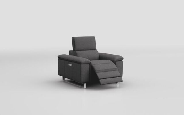 Viserba Power Recliner Chair with Power Head Tilt - poltronesofà at ScS