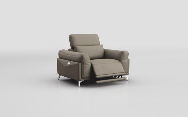 Gattolino Power Recliner Chair with Manual Head Tilt  - poltronesofà at ScS