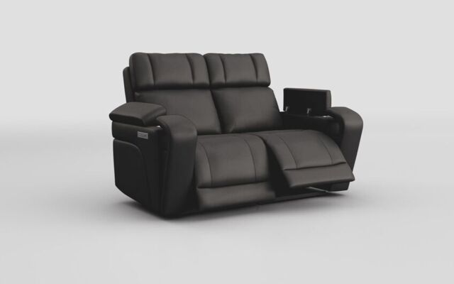 Adstock 2 Seater Power Recliner With Power Head Tilt - poltronesofà at ScS
