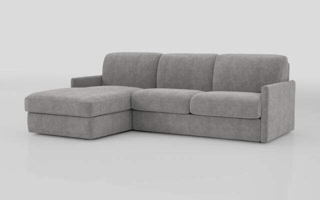 Barete Slim Arm 4 Seater Sofa Bed with Left Hand Facing Large Lounger  - poltronesofà at ScS