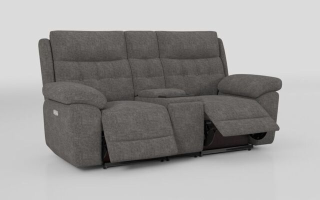 Belford 2 Seater Power Recliner Sofa with Media Console  - poltronesofà at ScS