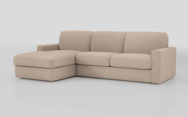 Barete Large Arm 4 Seater Sofa Bed with Left Hand Facing Large Lounger - poltronesofà at ScS