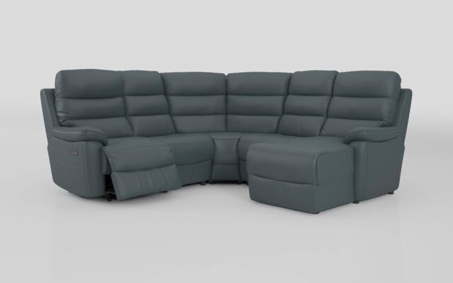 Ossett 2 Corner 2 Right Hand Facing Chaise Left Hand Facing Power Sofa with Head Tilt - poltronesofà at ScS