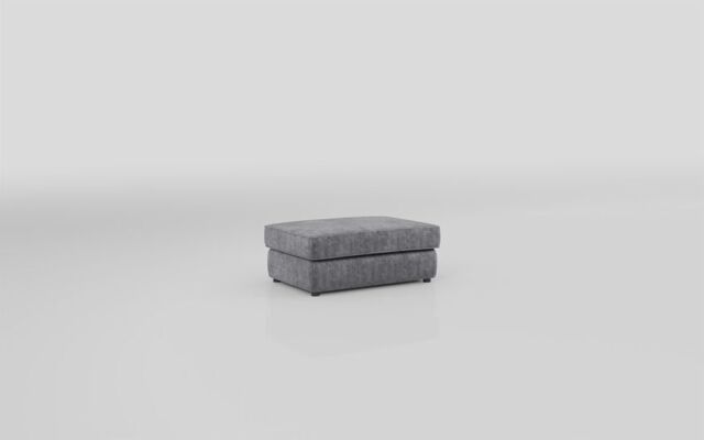 Living Esme Fabric Plain Top Banquette Footstool  - poltronesofà at ScS