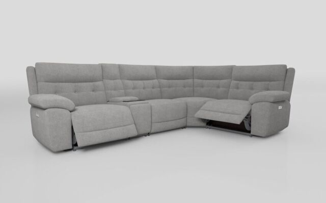 Belford 3 Corner 1 Power Recliner with Media Unit and Power Head Tilt - poltronesofà at ScS