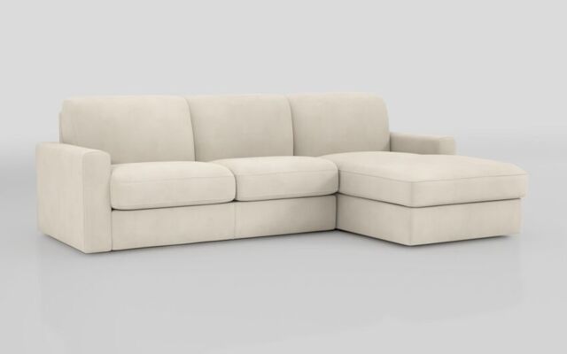 Barete Large Arm 4 Seater Sofa Bed with Right Hand Facing Large Lounger - poltronesofà at ScS