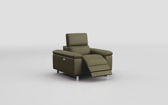 Viserba Power Recliner Chair with Manual Head Tilt - poltronesofà at ScS