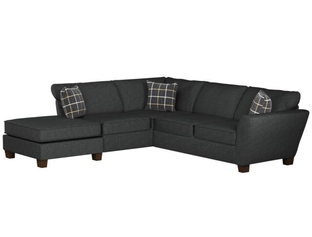 Theo Fabric 1 Corner 2 Left Hand Facing Chaise Standard Back Sofa - poltronesofà at ScS
