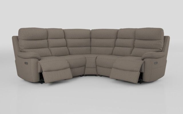 Ossett 2 Corner 2 Power Sofa with Head Tilt - poltronesofà at ScS