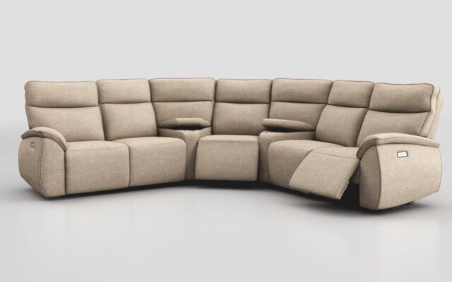Solara 2 Corner 2 Power Recliner with Double Storage Consoles - poltronesofà at ScS