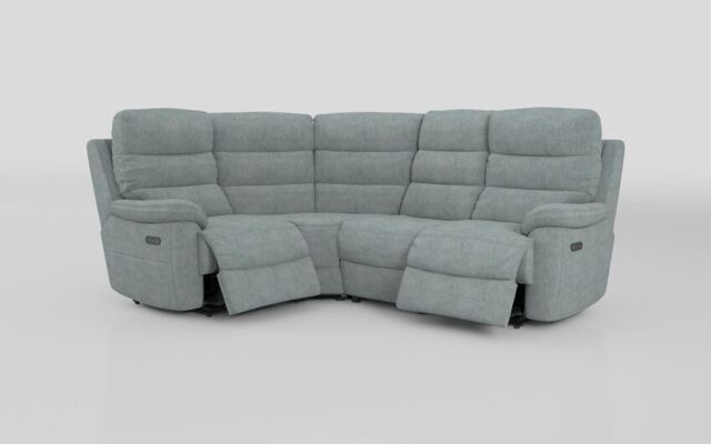 Ossett 1 Corner 2 Power Sofa with Head Tilt  - poltronesofà at ScS