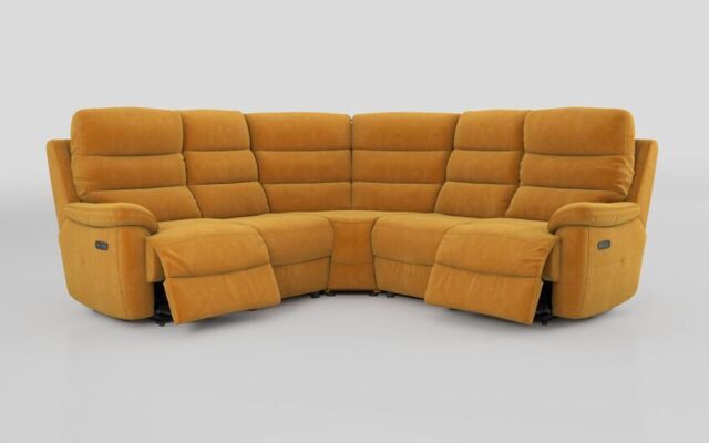 Ossett 2 Corner 2 Power Sofa with Head Tilt  - poltronesofà at ScS