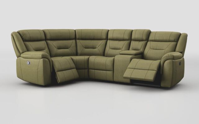 Ainsdale 1 Corner 2 Manual Sofa with Console - poltronesofà at ScS