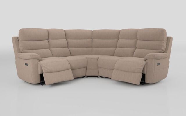 Ossett 2 Corner 2 Power Sofa with Head Tilt - poltronesofà at ScS