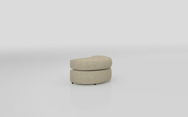 Aurora Fabric Large Twister Footstool  - poltronesofà at ScS