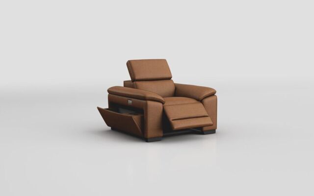 Mesola Power Recliner Chair with Manual Head Tilt - poltronesofà at ScS