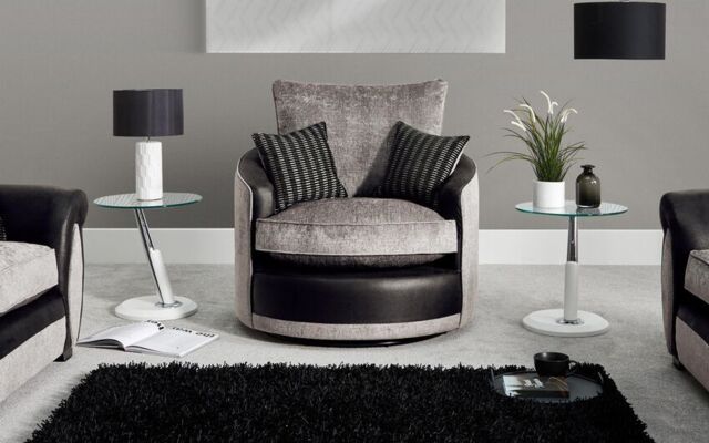 Maddie Fabric Twister Chair  - poltronesofà at ScS